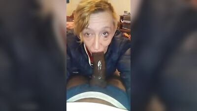 Granny surprises BBC and deepthroats like a pro