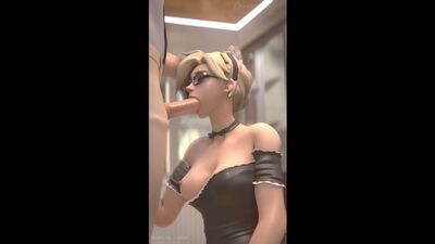 Mercy blowjob 3d overwatch maid hentai porn