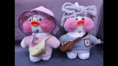 Мягкая игрушка Уточка Ла-ла фан-фан (Lalafanfan)