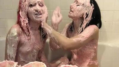 Daphne Dare and Alaska Zade Play With Frosting