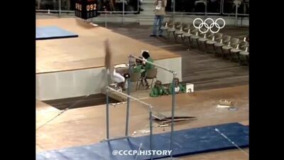 СССР 1972 год. Советский спорт. Олимпиада -72 в Мюнхене. Петля Корбут.
