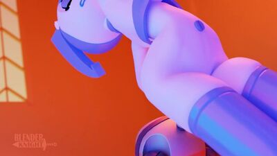 Мультяшная зайка, стремящаяся к наслаждению