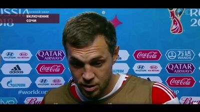 Дзюба расплакался во время интервью для Первого канала