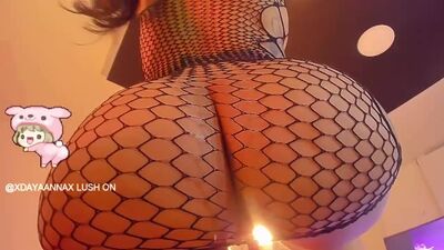 Шикарная задница в обтянутой сетке