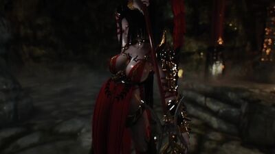 Skyrim-chaurus-and-armor-porn
