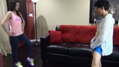 Brittany-s-ballbusting-interview-with-kick-demo