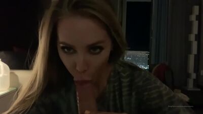 Nicole Aniston - Deep and Sloppy blowjob at home (2020) [Blowjob, Deep Throat, Oral Creampie, POV, Brandy, Love, Ruined orgasm]