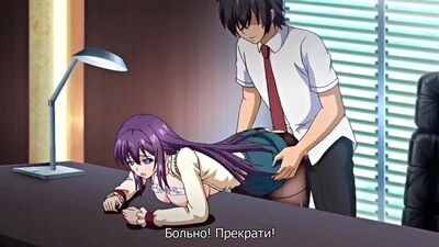 18+ Hentai Mesu Kyoushi 4: Kegasareta Kyoudan / Учительница Постыдный класс [03 ru sub]
