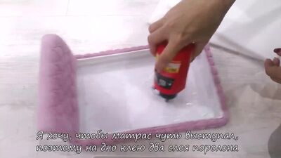 Кровать для кукол Барби, Монстер Хай и.т.д._Bed for dolls Barbie, Monster High, etc.