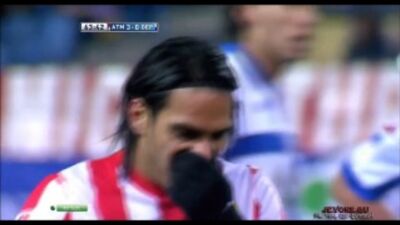 Пента-трик, 5 голов Радамеля Фалькао в ворота Депортиво (Атлетико Мадрид - Депортиво 6:0) [720p]