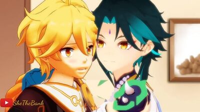 What happen to Xiao After His lonely Birthday_ (Aether x Xiao) _ Genshin Impact Animation (720p).mp4