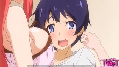 Аниме Хентай Порно мультфильм +18 старшая сестра помогла младшему брату инцест