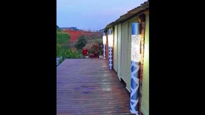 Дачные светильники своими руками.