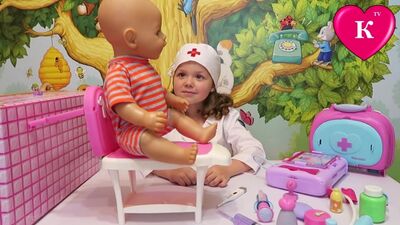 Куклы Пупсики КРОВЬ ИЗ ПАЛЬЦА Беби Борн Мультик с куклами Baby Born Играем в доктора