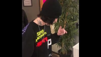 Lil Xan shows his dick