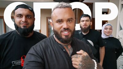 Чеченский ужин и спор о похудении