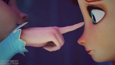 Elsa Anna BDSM WM Hentai Anime Cartoon Anal Dildo Rape Fisting POV