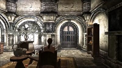 Elisif обнаженная и беспомощная в Skyrim, часть 8