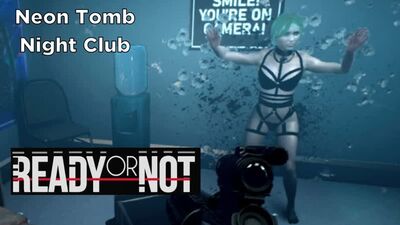 Ready or not game, police simulator "NEON TOMB" Night Club #readyornot #swat #hostage #rescue