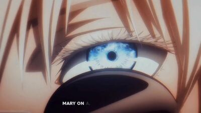Gojo × utahime | mary on a cross