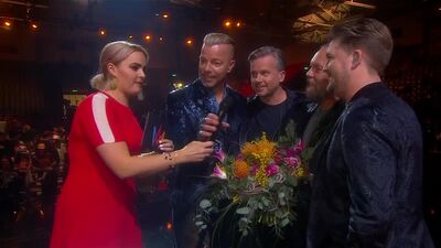 Första vinnarintervjun med Anna Bergendahl, Nano, Lisa Ajax och Arvingarna.