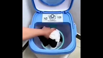 Необычная стиральная машинка))))