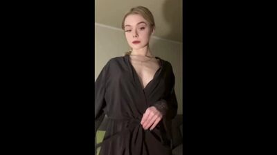 Elle Fanning nude home video naked leaked Эль Фаннинг голая домашнее видео