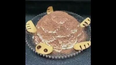 Торт "Черепашка" ( ингредиенты в описании видео)