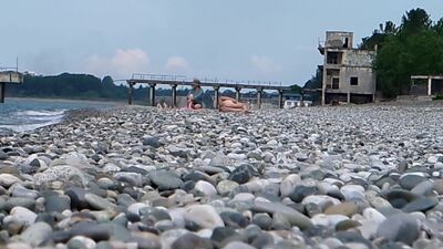 Пицунда 2015 нудистский пляж абхазия