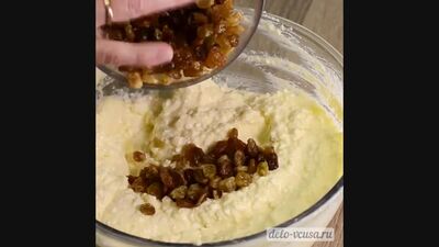 Творожная запеканка с манкой и изюмом ndjhj;yfz pfgtrfyrf c vfyrjq b bp.vjv