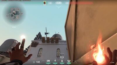 Раскидка молика на карте Bind.