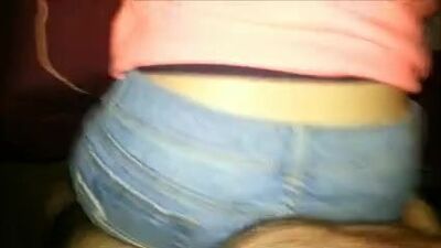 Женщину трахнули в джинсах American Eagle