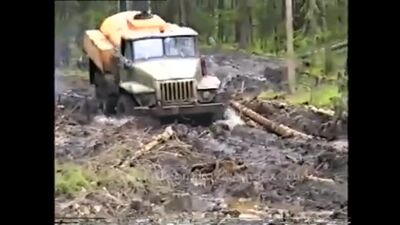 Суровые сибирские дороги.