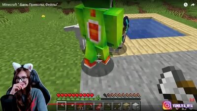 [Юмилия] Minecraft Баги, Приколы, Фейлы РЕАКЦИЯ НА МАРМОКА
