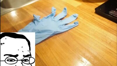 Вагина из перчатки с объяснением