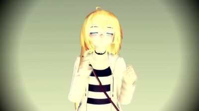 【MMD】_Senpai_【Satsuriku no Tenshi _ Ray and Zack】
