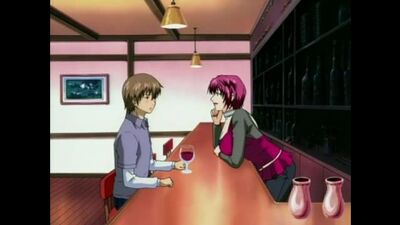 Аниме- Поц трахает только грудастых теток.