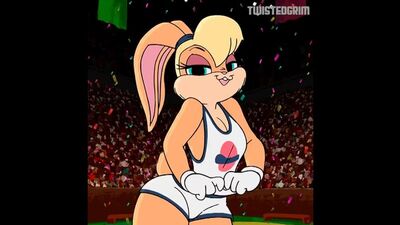 01- Lola_Bunny Looney_Tunes Space_Jam animated twistedgrim
