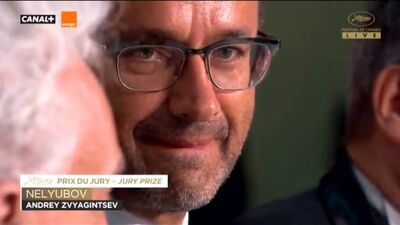 Звягинцев, "Нелюбовь", пресс-конференция после церемонии вручения наград Каннского кинофестиваля