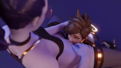 Tracer eating Widowmaker's pussy | Overwatch 3d hentai pron