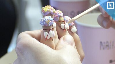 Съедобный маникюр на Пасху