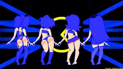 Minus8 - Pinky Blinky Clyde and Inky Dancing. Nude Version