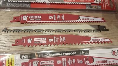 Обзор полотен для сабельной пилы .