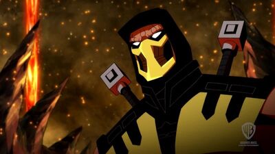 Скорпион против Шиннока – отрывок Mortal Kombat Legends Battle of the Realms (2021)