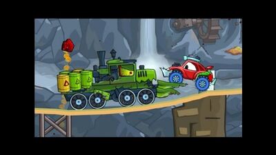 Мультик ИГРА для детей про МАШИНКИ - МАШИНА ест МАШИНУ [5] FineTV