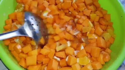 Сочный манго из тыквы на зиму