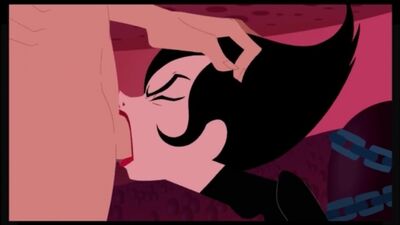 ASHI from Samurai Jack ZONE HENTAI PARODY Deepthroat blowjob loop