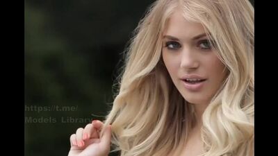 Nicole Neal black-n-white lingerie (beautiful british blonde striptease goddess naked body ideal tits cute face solo posing)