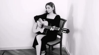 Полина - кавер на "Заплетаю ветер на коротких волосах"