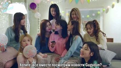 [RUS SUB] gugudan Samsung Galaxy S8 Bixby CF #04 - Dinner Party